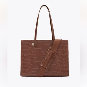 BEIS - The work tote in Maple Croc